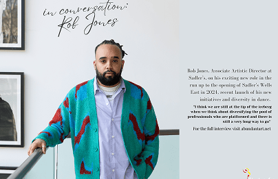 In Conversation – Rob Jones, Associate Artistic Director at Sadler’s Wells