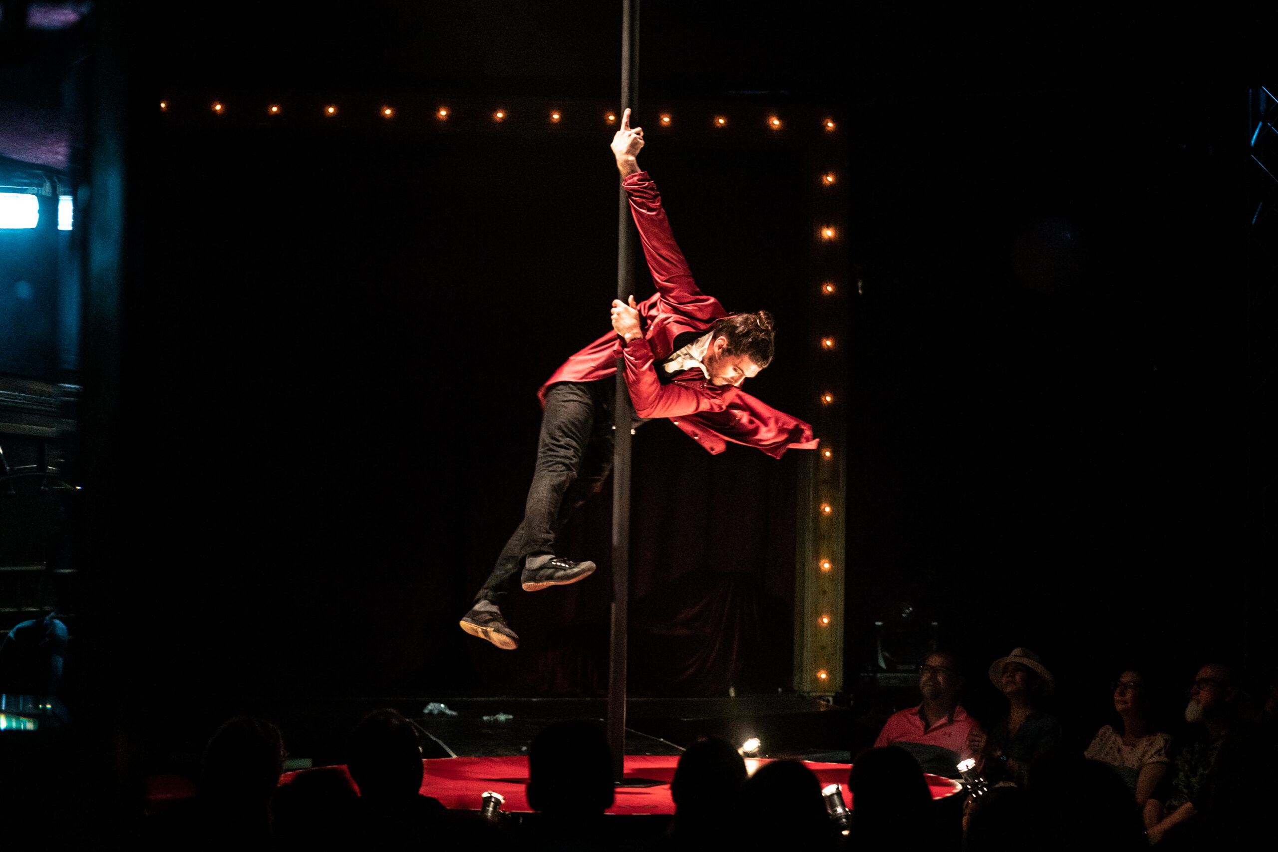 In Conversation: Chinese Pole Artist Mikael Bres now performing with La Clique at Underbelly Festival, Leicester Square Spiegeltent