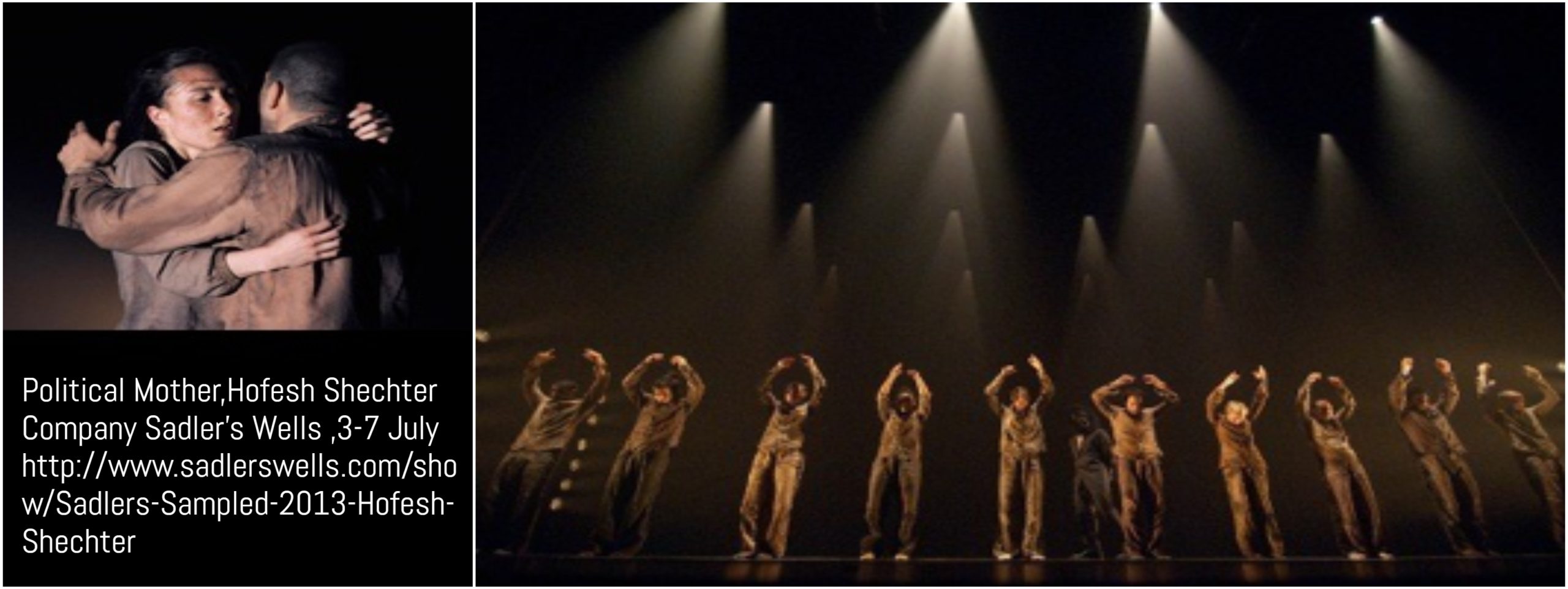 Hofesh Shechter Company Political Mother: The Choreographer’s Cut 3-7 July, Sadler’s Wells, part of Sadler’s Sampled.