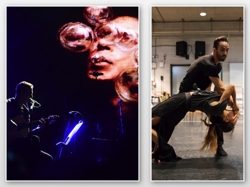 Nitin Sawhney with hip hop duo Sébastien Ramirez and Honji Wang