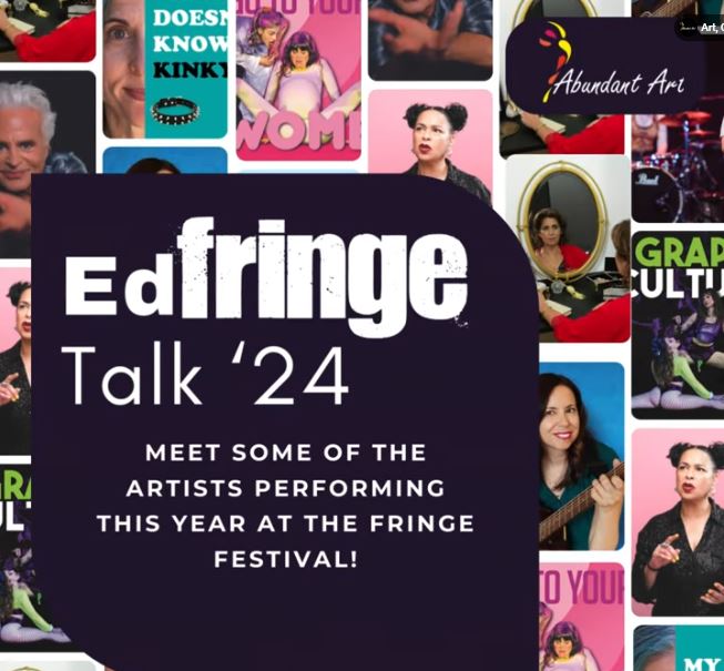 EdFringe Talk 2024 - Karin Trachtenberg on her "My Mother Had Two Faces" - at Edinburgh Fringe