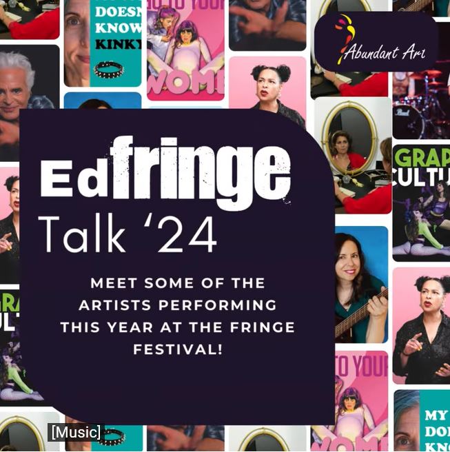 EdFringe Talk 2024 - Joanna Parson on A Transcriber's Tale - at Edinburgh Fringe this summer