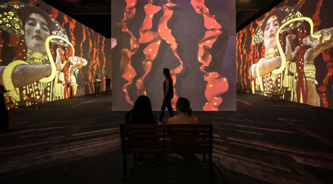 Klimt: The Immersive Experience – step into the world of the Austrian genius Gustav Klimt-Now on until 27 Nov at The Boiler House